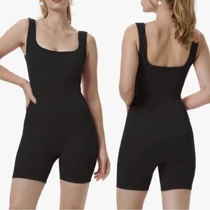 Black Women's Sleeveless Bodysuit